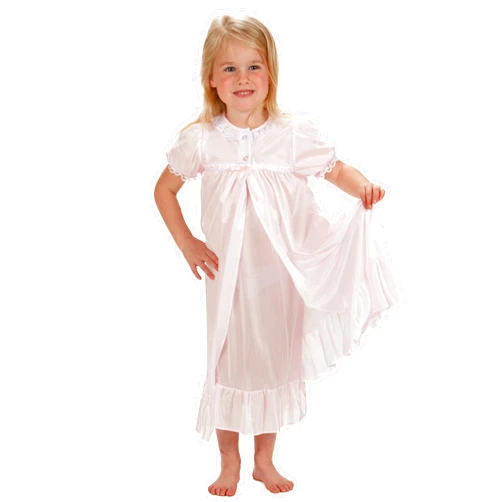 Laura Dare Big Girls Short Sleeve Traditional Peignoir Set, (8-14)