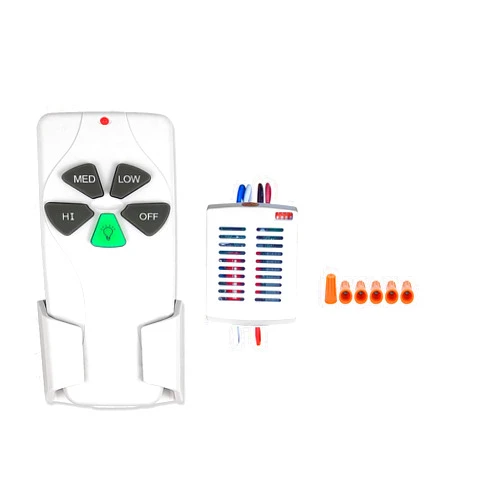 Smekitlly Small Size Universal Ceiling Fan Remote Control Kit, 3 Speed Control with Light Dimming, Mini Receiver Replacement for Hampton Bay/Hunter/Harbor Breeze/Westinghouse/Honeywell and More