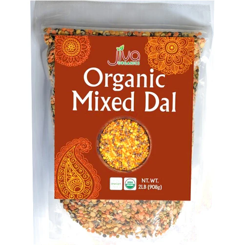Jiva Organics Jiva Organic Mixed Dal 2LB (Mixed Lentils) 32oz Bag