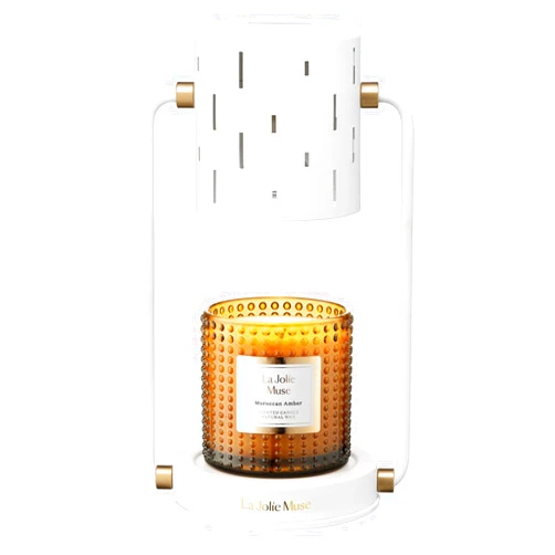 LA JOLIE MUSE Candle Warmer Lamp with Timer, Stepless Dimming Candle Warmer, Dimmable Candle Lamp, Electric Candle Melter, Compatible with Small & Large Candle