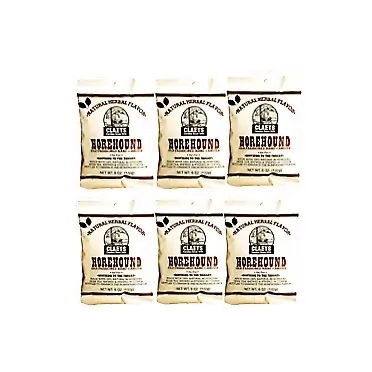 Claeys Old Fashioned Hard Candy - 6 Pack - Horehound - Since 1919 6 Ounce (Pack of 6)