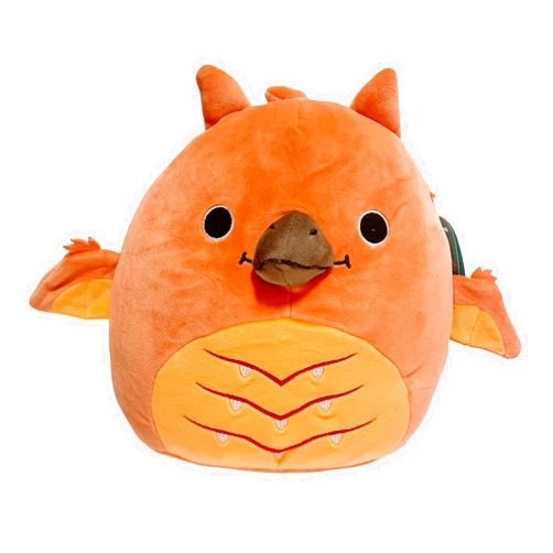 Squishmallows Kellytoy Godzilla Plush Toy (8/'' Rodan), Brown, 8 Inch (SQK2817)