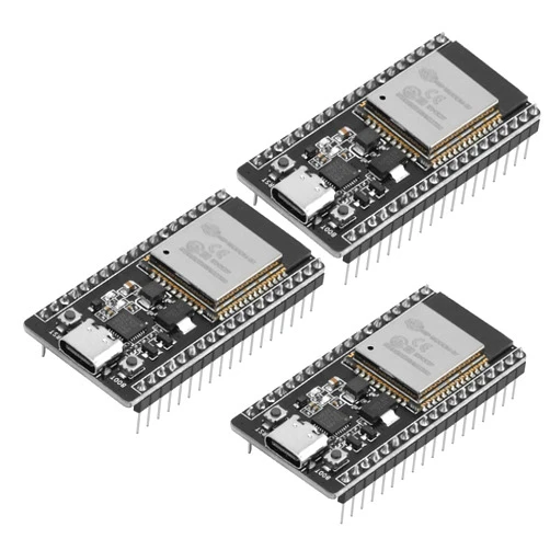 FancyWhoop 3PCS ESP32 ESP-32S ESP-WROOM-32 Development Board Kits, 38 Pin CP2012 USB C WiFi + Bluetooth Dual Cores Microcontroller Processor Compatible with Arduino IDE NodeMCU