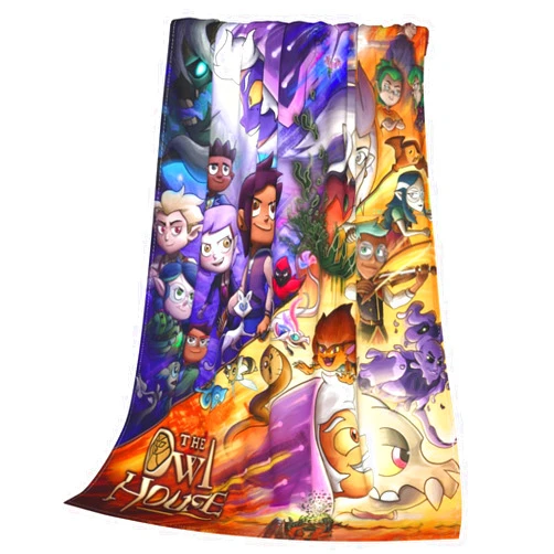 Evdoaep The Owl House Blanket Soft Cozy Fleece Throw Blanket Plush Lightweight Warm Fuzzy Flannel Blankets and Throws for Couch Sofa Bed 50
