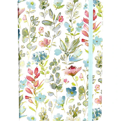 By Peter Pauper Press (Author), Andrea Kelly (Illustrator) Floral Watercolor Journal (Deluxe binding with gold gilded pages)