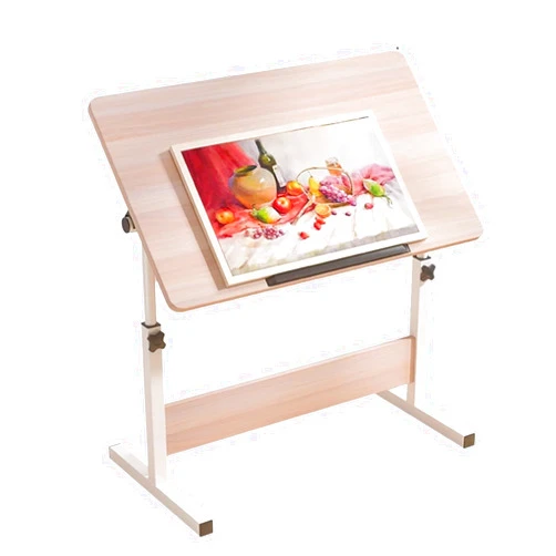 XTRYBHD Folding Art Desk, Height Adjustable Drawing Table, Portable Artist Desk, Blueprint Table, for Home, Office, Couch(Size:23.6in/60cm(No Wheels))