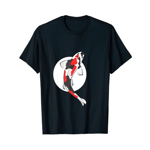 Gosanke Tancho Kohaku Taisho Sanshoku Showa Sanke Showa Koi Fish Brocaded Carp Nishikigoi Pond Amur Japanese T-Shirt