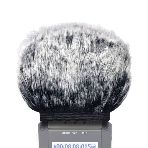 SUNMON Microphone Windscreen Muff for Zoom H4N Pro Portable Digital Recorders - Outdoor Mic Windshield Wind Cover Pop Filter
