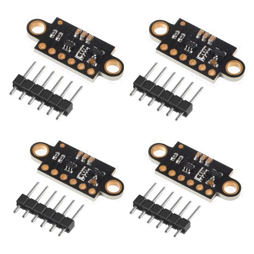 D-FLIFE 4pcs VL53L0X Time-of-Flight Flight Distance Measurement Sensor Breakout VL53L0X ToF Laser Range Finder for Arduino