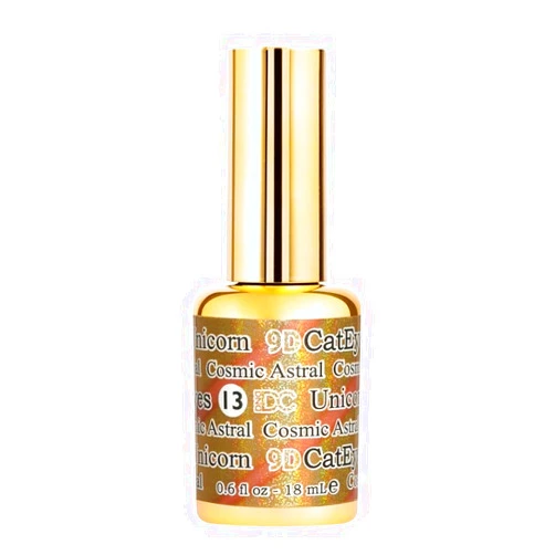 DND DC 9D Cat Eye Gel Polish DND 9D Cat Eye Smoothie, Unicorn, Creamy Collection (#13- Cosmic Astral, 0.6 OZ)