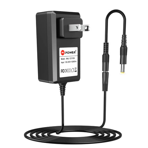 PKPOWER 12V AC DC Adapter Replacement for Uniden Atlantis 155 155OM 950mAh NiMH Rechargeable Batteries 3Watt Floating Handheld Two-Way VHF Marine Radio Power Supply Cord Charger