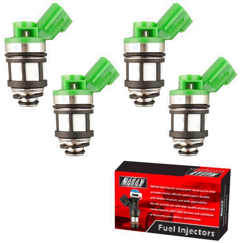 MACAX Set of 4 Fuel Injectors 16600-1S700 FJ397 Replacement Compatible with Nissan Pickup Frontier Xterra 2.4L - Replaces JS4D-5 JS4D-2 842-18125 4G1464