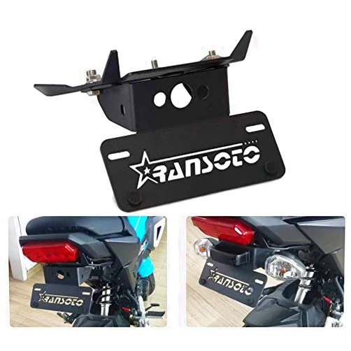 RANSOTO Motorcycle Grom Fender Eliminator Grom License Plate Bracket Mount Holder Compatible With Honda Grom MSX125 2017 2018 2019 2020