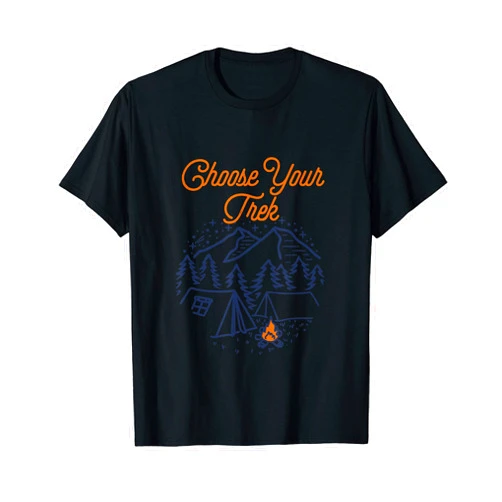Hike Pro Environment Summit Vacation Ecologist Choose Your Trek Hiking Nature Lover Hiker Nature Mountain T-Shirt