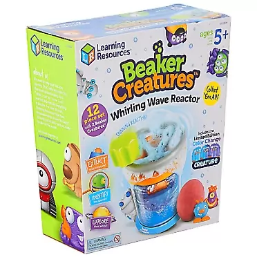 Learning Resources Beaker Creatures Whirling Wave Reactor, Homeschool, STEM, Reaction Chamber, Easter Gifts for Kids, Ages 5+