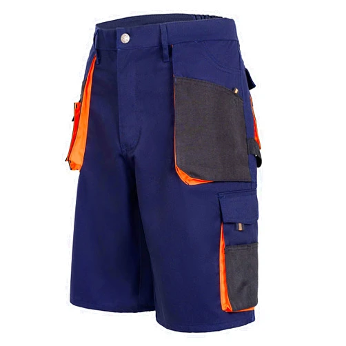 lepni.me Mens Cargo Work Shorts with Pockets | Breathable Comfortable Workwear Summer Safety for Painters Builders Carpenters