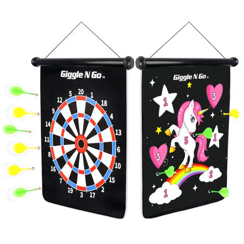 Giggle N Go Magnetic Dart Board Kids - Magnetic Dart Board for Boys or Girls Boys Gifts Age 6 and above. Fun Dart Game for Kids and Make Great Xmas or Birthday Gifts for Boys or Girls