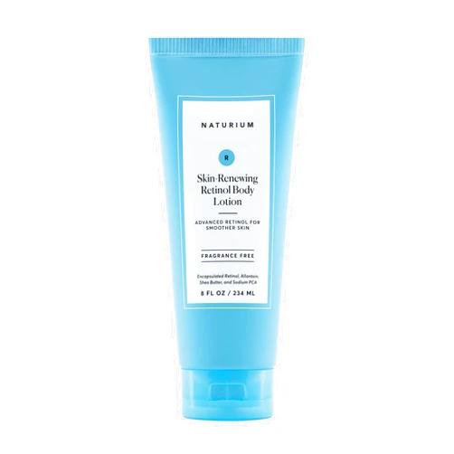 Naturium Skin-Renewing Retinol Body Lotion, Firming Skin Tone & Texture Treatment, with Encapsulated Retinol & Shea Butter, 8 oz