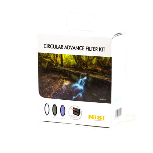 NiSi 77mm Circular Advance Filter Kit - HUC UV Lens Protector, HUC Circular Polarizer (CPL), Natural Night, 4-Pocket Filter Case, Cleaning Cloth