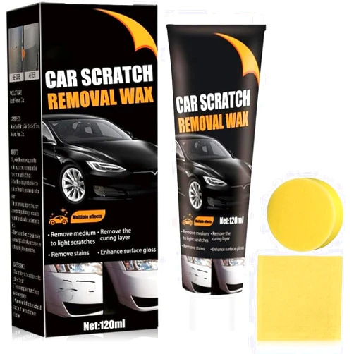 TIMLIFE Scratch Repair Wax for Car, 2025 Upgrade Car Scratch Repair Paste Polishing Wax, Premium Car Scratch Remover Kit with Wipe & Sponge for Vehicles for Scratches