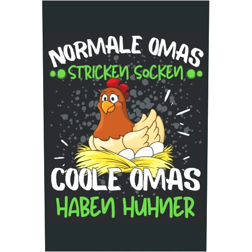 German Edition by Lustige Hühner und Bauern Sprüche Geschenkidee (Author) NORMALE OMAS STRICKEN SOCKEN - COOLE OMAS HABEN HÜHNER!: Notizbuch A5, 120 Seiten, LINIERT - Lustiges Hühner Landwirt Motiv für Alle die Hühner ... Geschenkidee! (German Edition)