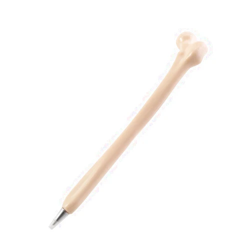 WBTY 5Pcs / Set Creative Bones Shape Ballpoint Pens School Office Supplies Kids Gift