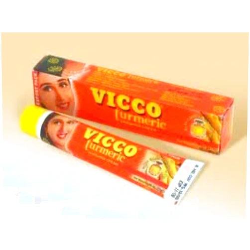 Vicco Turmeric Vanishing Cream (With Sandalwood Oil) Pack of 3 x 50gm
