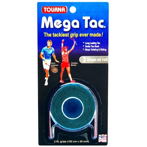 Tourna Mega Tac Extra Tacky Overgrip,3-Pack