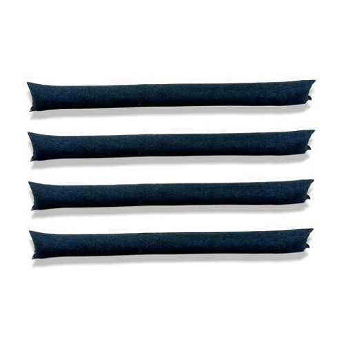 Jindouyun 4Pcs 5FT Water Activated Flood Barriers for Garage and Home Doors, Sandless Sandbag for Rain Water Control, Easy to Use (5ft, 4Pack)