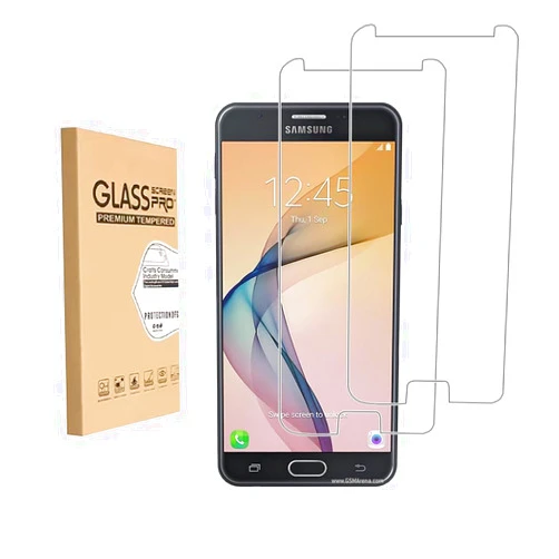 HYGAMOCC Screen Protector for Samsung Galaxy J7 2017 /J7 Prime J7 Sky Pro/SM-J727A J727U J727T Tempered Glass Protective Film HD Case Friendly Easy Installation Anti Scratch Bubble Free，9H Hardness(2 pcs)