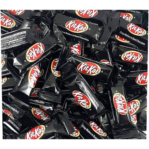 KLICKERS KITKAT Miniatures Crisp Wafers, Dark Chocolate Snack Size, 1 Pounds, Approx 50 Bars (1LB)