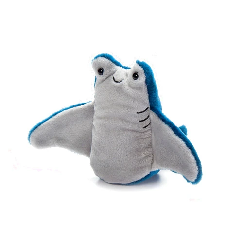 The Petting Zoo Manta Stingray Stuffed Animal Plushie, Gifts for Kids, Nuggetz Sealife Animals, Stingray Plush Toy, 6 inches
