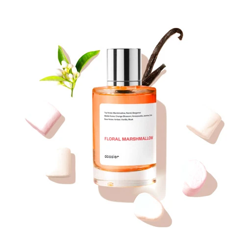 Dossier - Eau de Parfum - Floral Marshmallow - Inspired by By Kilian's Love,Don't Be Shy - Perfume Luxury - Pure Infused - Paraben-Free - Vegan - Feminine - For Women -Fragrance 3.4 oz (Spray 100ml)