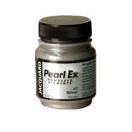 Jacquard Pearl Ex Pigment .75 Oz Silver