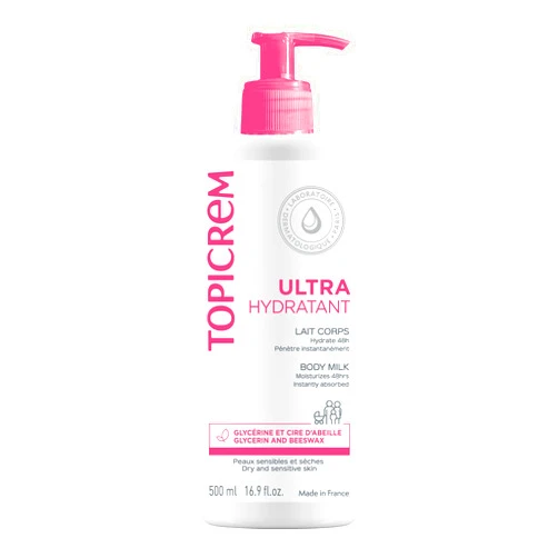 Topicrem ultra-moisturising body milk, 500 ml
