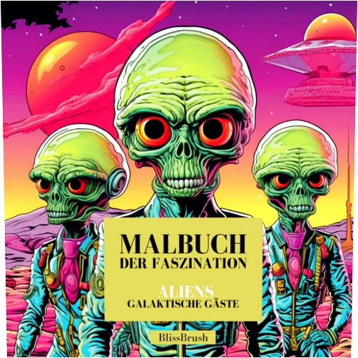 German Edition by Vida Moog (Author) Malbuch der Faszination: Aliens Galaktische Gäste | Ausserirdische | Fantasy Bücher Erwachsene | Aliens: Malbuch für Erwachsene / Erwachsenenmalbuch ... / Coloring book / Geschenk (German Edition)