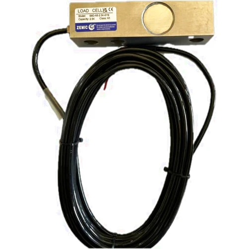 MNM Scales Zemic B8D-N5-2.5K-6YB Shear Beam Load Cell 2500 LB Stainless Steel