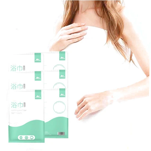 SZLYTYUN 6PCS Disposable Bath Towels Individually Packaged Bath Towels, Easy to Carry, Suitable for Traveling, Business Trip, etc., Large Bath Towel Size: 27.5 * 53inch