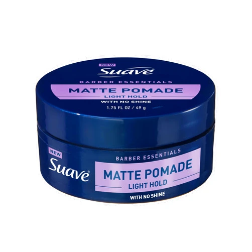 Suave Hair Pomade for Men Barber Essentials Styling, Light Hold and No Shine, For Enhancing Hair Shape and Reducing Frizz, 1.75 oz