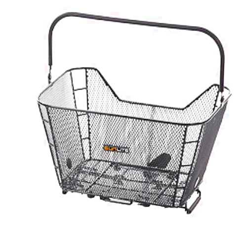 Sunlite Rack Top Mesh QR Basket, 12 x 16 x 9, Black