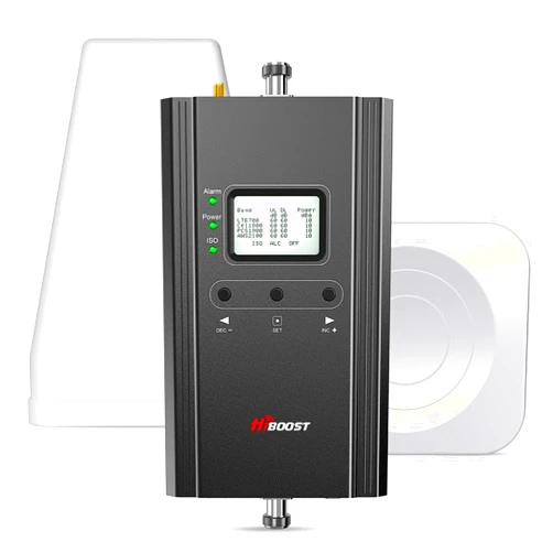 HiBoost Cell Phone Signal Booster for Home and Office, 4,000 sq ft, Boost 5G 4G LTE Data for Verizon AT&T and All U.S. Carriers, FCC Approved