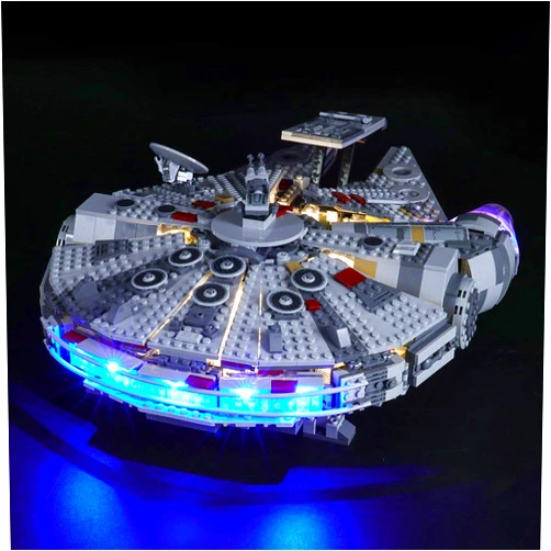 BRIKSMAX Led Lighting Kit for 75257 Millennium Falcon - Not Include The Lego Building Blocks Model Set
