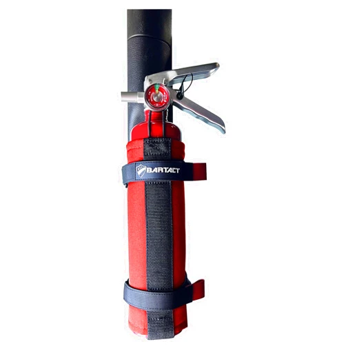 Bartact - 2.5 lb Roll Bar Fire Extinguisher Mount for Vehicle Holder, Adjustable Fire Extinguisher Holder Mount, US Made Universal Vehicle Fire Extinguisher Holder Fits All Roll Bars (Red)