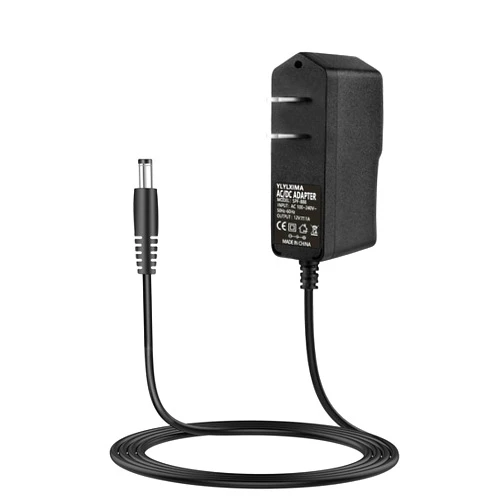 YLYLXIMA 12V 1A Power Adapter Input 100V-240V, Output 12V 12W US Plug 5.5 * 2.5mm Power Transformers Constant Voltage DC Regulated Switch Power Supply for Monitoring LED Lights, etc.