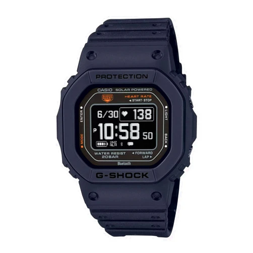 Casio Men's G-Shock Move DW-H5600 Series, Multisport (Run, Walking, Gym Workout), Heart Rate Watch, Solar Assisted Watch, Blue Tooth with Fitness and Sleep Tracking