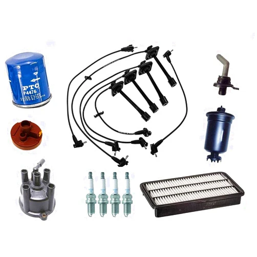 MAC 100% Spark Plug Wire Set Cap Rotor Plugs Air Gas Oil Replacement Part For Toyota Camry 2.2L 96