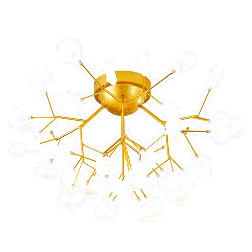 YMBKFan Sputnik Firefly Chandelier,Modern Mid Century Ceiling Light Fixtures Beautiful Pendant Lighting for Chirdren's Room Bedroom Kitchen Island Ceiling Lamp