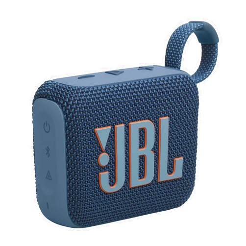 JBL Go 4 - Ultra-Portable, Waterproof and Dustproof Bluetooth Speaker, Big Pro Sound with Punchy bass, 7-Hour Built-in Battery, Made in Part with Recycled Materials (Blue)