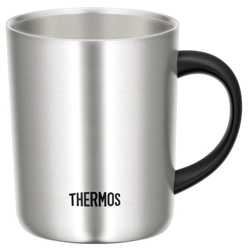 Thermos JDG-350 S Vacuum Insulated Mug, 11.8 fl oz (350 ml), Stainless Steel