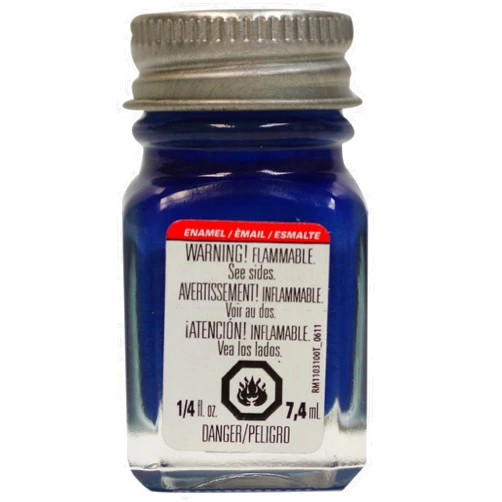 Testors Enamel Paint, Gloss Dark Blue, 1/4-Ounce